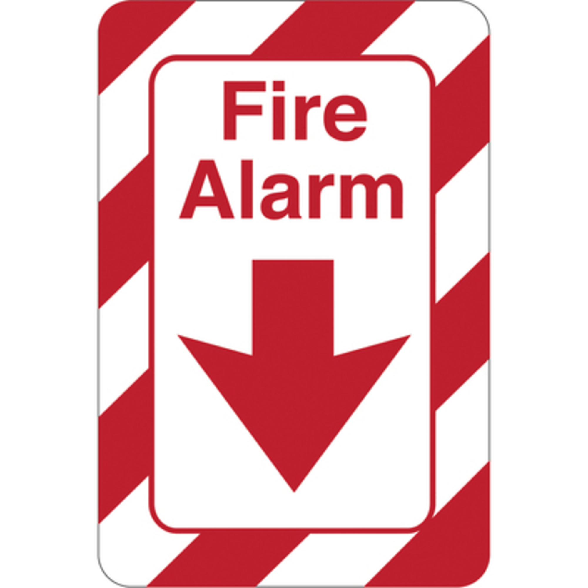 Fire Alarm 9 x 6in. FS 1/CS, Sign Message Fire Alarm, Height 6 in, Width 9 in, Model# SN403